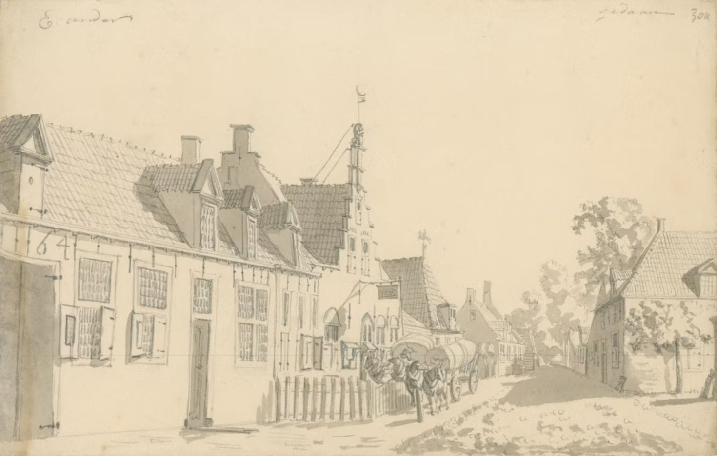Het dorp ‘s-Gravenpolder op Zuid-Beveland